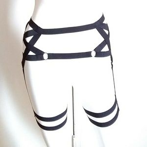 Pentagram garter belt